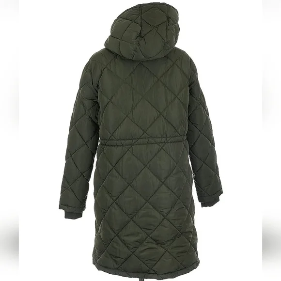 Levi's Olive Hooded Puffer Coat - Picture 4 of 12